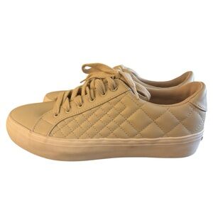 Nautica Quilted Faux Leather Sneakers | Cream | Women’s 9